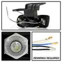 Chevy Silverado 99-02 / Chevy Suburban 00-06 Halo Projector Fog Lights w/Switch -Smoke Spyder Auto