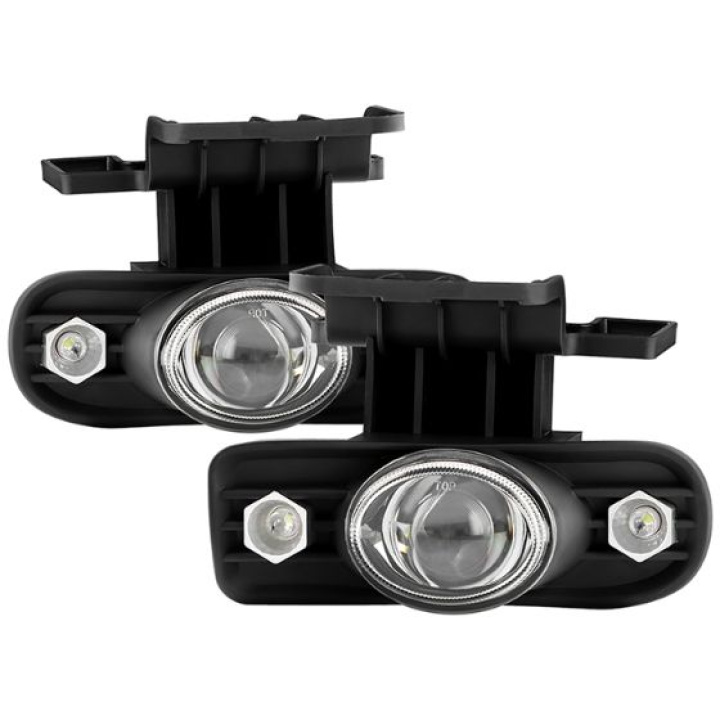 Chevy Silverado 99-02 / Chevy Suburban 00-06 Halo Projector Fog Lights w/Switch - Clear Spyder Auto in the group Select car model / Chevrolet / Other models & Engines at DDESIGN Scandinavia AB (FL-P-CS99-HL)