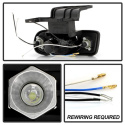 Chevy Silverado 99-02 / Chevy Suburban 00-06 Halo Projector Fog Lights w/Switch - Clear Spyder Auto