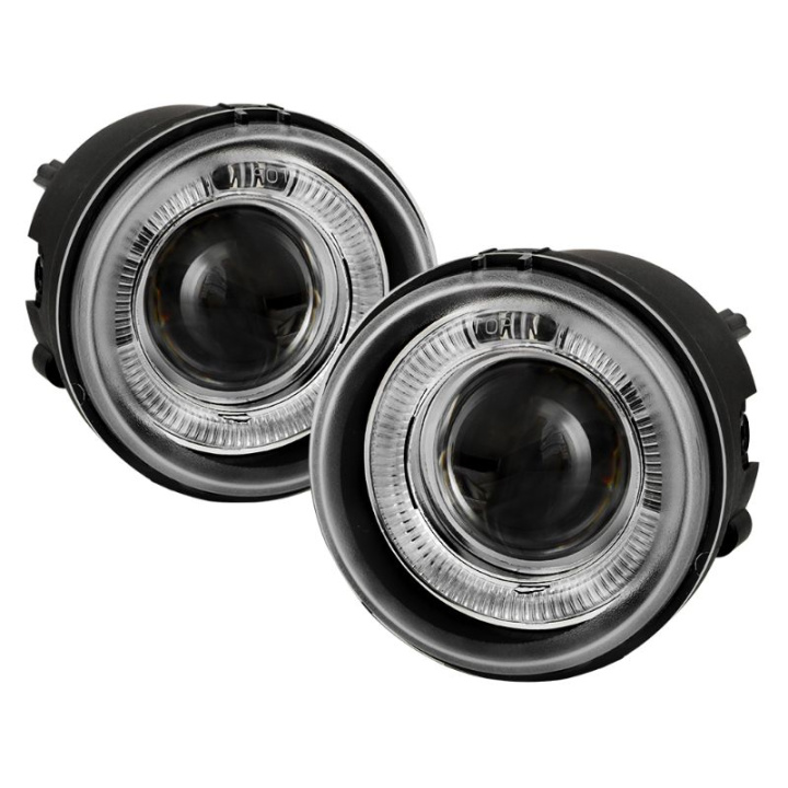 Dodge Charger 06-10 / Caliber 07-12 / Nitro 07-11 / Jeep Patriot 07-09 / Compass 07-10 Halo Projector Fog Lights w/Switch - Clear Spyder Auto in the group Select car model / Dodge / Charger 06+ / Styling / Lights at DDESIGN Scandinavia AB (FL-P-DCH05-HL)