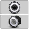 Dodge Charger 06-10 / Caliber 07-12 / Nitro 07-11 / Jeep Patriot 07-09 / Compass 07-10 Halo Projector Fog Lights w/Switch - Clear Spyder Auto