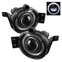 DODGE RAM 1500 2002-2005/DODGE RAM 2500/3500 2003-2006 Halo Projector Fog Lights w/Switch - Clear Spyder Auto