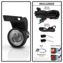 DODGE RAM 1500 1994-2001/DODGE RAM 2500/3500 1994-2002 Halo Projector Fog Lights w/Switch (Does not fit the turbo diesel) - Clear Spyder Auto