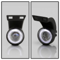 DODGE RAM 1500 1994-2001/DODGE RAM 2500/3500 1994-2002 Halo Projector Fog Lights w/Switch (Does not fit the turbo diesel) - Clear Spyder Auto