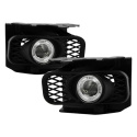 Ford F150 99-03 / F150 Heritage 04 / Expedition 99-02 (Not Fit Lightning) Halo Projector Fog Lights w/Switch - Clear Spyder Auto