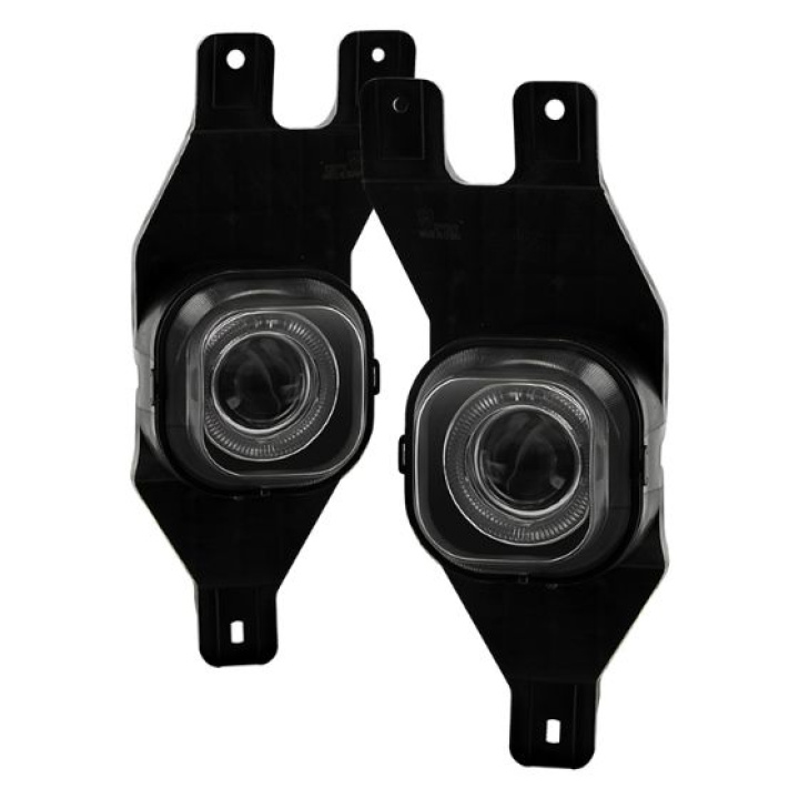 Ford F250/F350 99-04 / Ford Excursion 00-05 Halo Projector Fog Lights w/Switch - Smoke Spyder Auto in the group Select car model / Ford / F-250 - F-350 00-07 / Styling at DDESIGN Scandinavia AB (FL-P-FF25001-HL-SM)