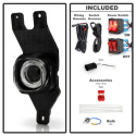 Ford F250/F350 99-04 / Ford Excursion 00-05 Halo Projector Fog Lights w/Switch - Smoke Spyder Auto
