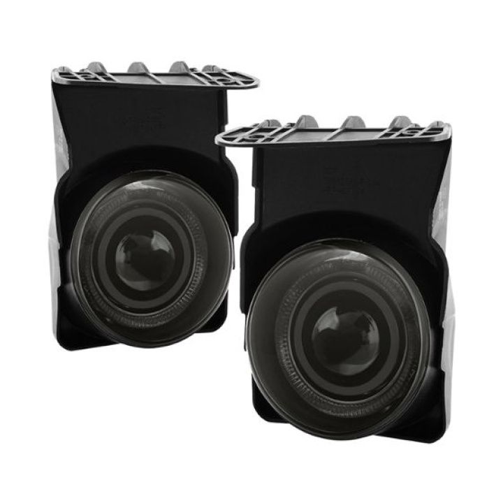 GMC Sierra 1500/2500/3500 03-06 / Sierra 1500HD/2500HD 03-06 Halo Projector Fog Lights w/Switch - Smoke Spyder Auto in the group Select car model at DDESIGN Scandinavia AB (FL-P-GS03-HL-SM)