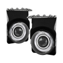 GMC Sierra 1500/2500/3500 03-06 / Sierra 1500HD/2500HD 03-06 Halo Projector Fog Lights w/Switch - Clear Spyder Auto