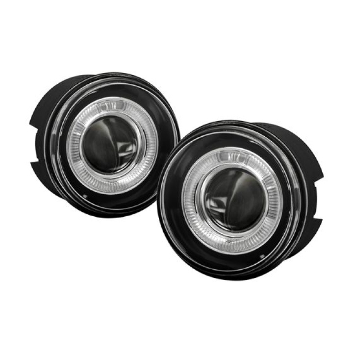 Jeep Grand Cherokee 05-09 / Chrysler 300C / Dodge Dakota 05-09 Durango 07-09 Halo Projector Fog Lights w/Switch W/Switch - Clear Spyder Auto in the group Select car model / Jeep / Grand Cherokee WH-WK 2005-2010 / Styling at DDESIGN Scandinavia AB (FL-P-JGC05-HL)
