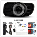 Jeep Grand Cherokee 99-04 Halo Projector Fog Lights w/Switch - Smoke Spyder Auto
