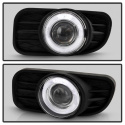 Jeep Grand Cherokee 99-04 Halo Projector Fog Lights w/Switch - Clear Spyder Auto
