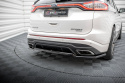 Central Rear Splitter (with Vertical Bars) Ford Edge Sport Mk2 Maxton Design