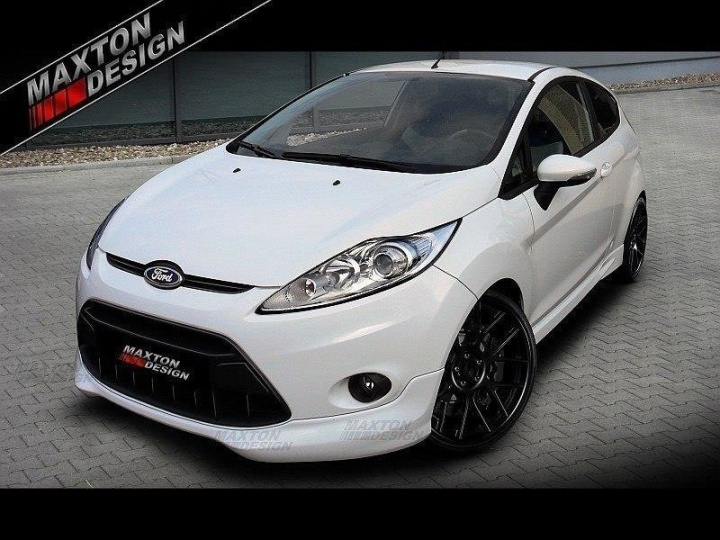 Ford Fiesta Mk7 2008-2012 Front Bumper Spoiler Maxton Design in the group Select car model / Ford / Fiesta MK7 08-12 / Styling at DDESIGN Scandinavia AB (FO-FI-7-STLINE-FS1A)