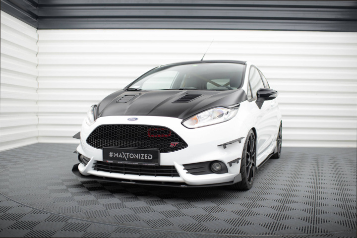Front Bumper Wings (Canards) Ford Fiesta St Mk7 Fl Maxton Design in the group Select car model / Ford / Fiesta MK7 Facelift 12-17 / Styling at DDESIGN Scandinavia AB (FO-FI-7F-ST-CNC-CAN1A)