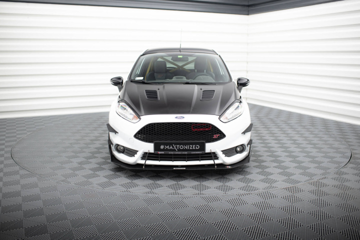 Ford Fiesta ST 2013-2016 Racingsplitter med Canards Maxton Design in the group Select car model / Ford / Fiesta MK7 Facelift 12-17 / Styling at DDESIGN Scandinavia AB (FO-FI-7F-ST-CNC-FD2)