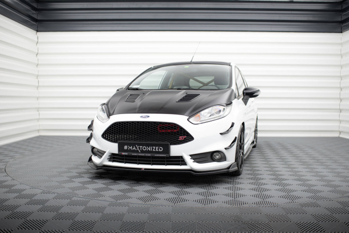 Ford Fiesta ST 2013-2016 Front Splitter V.5 Maxton Design in the group Select car model / Ford / Fiesta MK7 Facelift 12-17 / Styling at DDESIGN Scandinavia AB (FO-FI-7F-ST-FD5G)