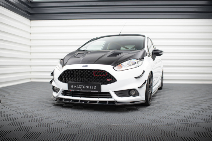 Ford Fiesta ST 2013-2017 Front Splitter V.6 Maxton Design in the group Select car model / Ford / Fiesta MK7 Facelift 12-17 / Styling at DDESIGN Scandinavia AB (FO-FI-7F-ST-FD6G)