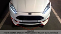 Ford Fiesta ST Mk7 FL (Fit Maxton Design Bumper) 2013-2017 Front Splitter Maxton Design