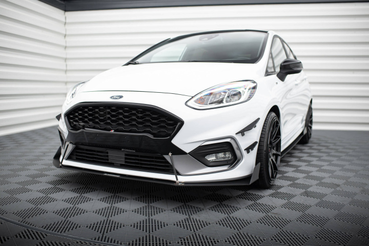 Ford Fiesta MK8 ST / ST-Line 2018+ Racing Front Splitter V.1 Maxton Design in the group Select car model / Ford / Fiesta MK8 17+ / Styling at DDESIGN Scandinavia AB (FO-FI-8-STLINE-CNC-FD1A)