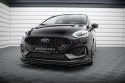 Ford Fiesta MK8 ST / ST-Line Facelift 2021+ Front Splitter V.1 Maxton Design