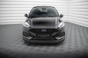 Ford Fiesta MK8 ST / ST-Line Facelift 2021+ Front Splitter V.1 Maxton Design