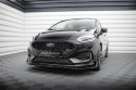 Ford Fiesta MK8 ST / ST-Line Facelift 2021+ Front Splitter V.4 + Flaps Maxton Design