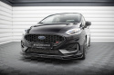 Ford Fiesta MK8 ST / ST-Line Facelift 2021+ Front Splitter V.4 Maxton Design