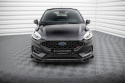 Ford Fiesta MK8 ST / ST-Line Facelift 2021+ Front Splitter V.4 Maxton Design