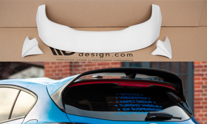 Ford Focus Hatchback Mk4 2018 -2021 Spoiler Maxton Design in the group Select car model / Ford / Focus Mk4 19+ / Styling at DDESIGN Scandinavia AB (FO-FO-4-STLINE-FH1F)