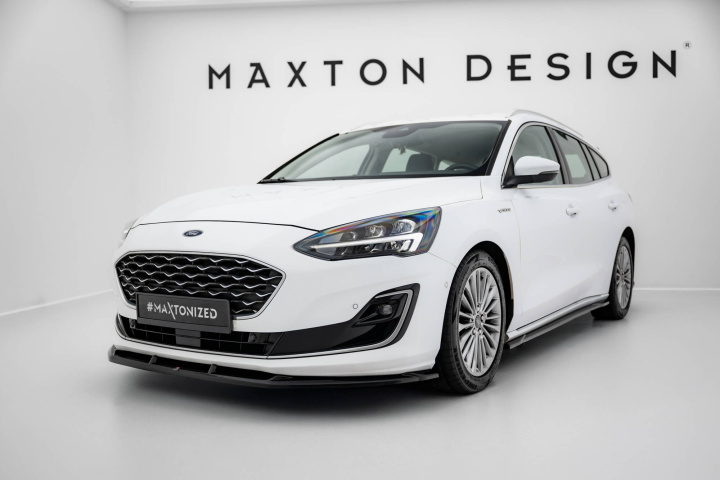 Ford Focus Vignale Mk4 2018-2021 Front Splitter V.1 Maxton Design in the group Select car model / Ford / Focus Mk4 19+ / Styling at DDESIGN Scandinavia AB (FO-FO-4-VG-ES-FD1G)