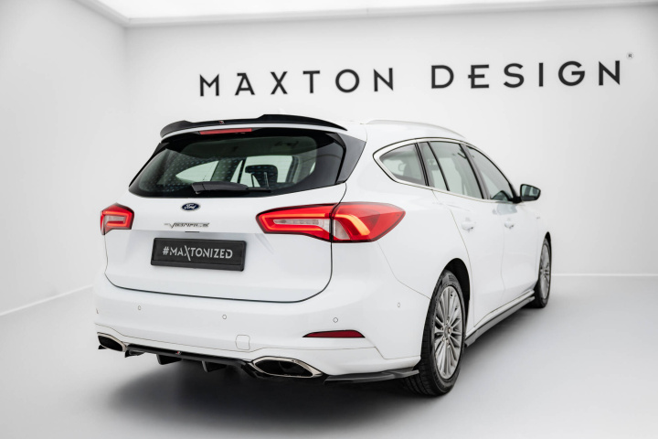 Ford Focus Vignale Estate Mk4 2018-2021 Central Rear Splitter (with vertical bars) Maxton Design in the group Select car model / Ford / Focus Mk4 19+ / Styling at DDESIGN Scandinavia AB (FO-FO-4-VG-ES-RD1GRD2G)