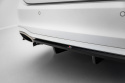 Ford Focus Vignale Estate Mk4 2018-2021 Central Rear Splitter (with vertical bars) Maxton Design
