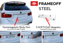 FRAMEOFF Steel - Magnets for Licence Plate