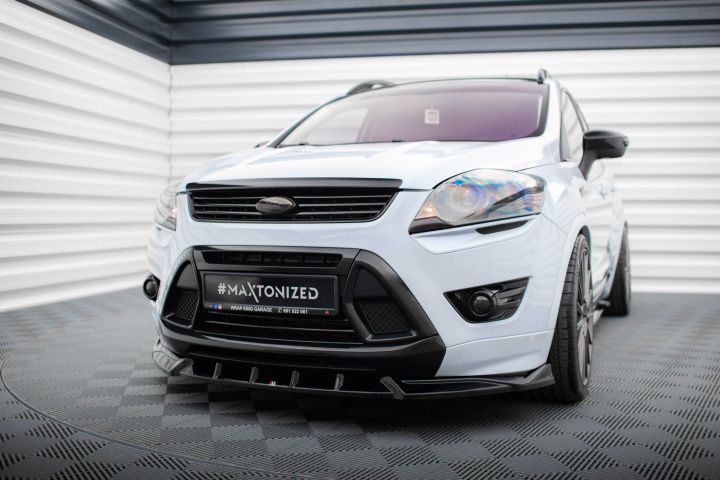 Ford Kuga ST Mk1 2008-2013 Front Splitter V.1 Maxton Design in the group Select car model / Ford / Kuga Mk1 2008-2012 at DDESIGN Scandinavia AB (FO-KU-1-ST-FD1G)