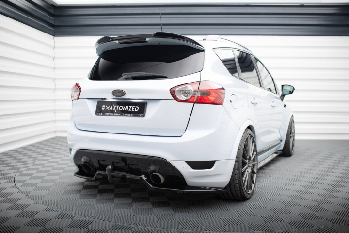 Ford Kuga ST Mk1 2008-2013 Central Rear Splitters (With Vertical Bars) V.1 Maxton Design in the group Select car model / Ford / Kuga Mk1 2008-2012 at DDESIGN Scandinavia AB (FO-KU-1-ST-RD1G-RD2G)
