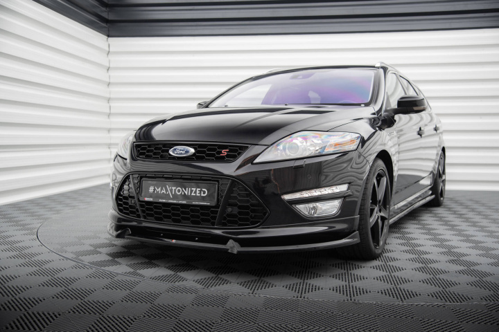 Ford Mondeo ST-Line Mk4 Facelift 2010-2014 Front Splitter V.2 Maxton Design in the group Select car model / Ford / Mondeo Mk4 08-13 / Styling at DDESIGN Scandinavia AB (FO-MO-4-STLINE-K-FD2G)