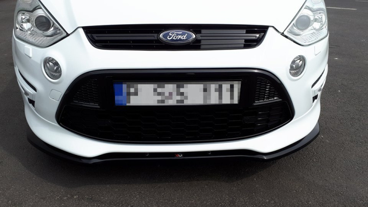 Ford S-Max Titanium Mk1 Facelift 2010-2015 Front Splitter V.1 Maxton Design in the group Select car model / Ford / S-Max at DDESIGN Scandinavia AB (FO-SMAX-1F-FD1G)