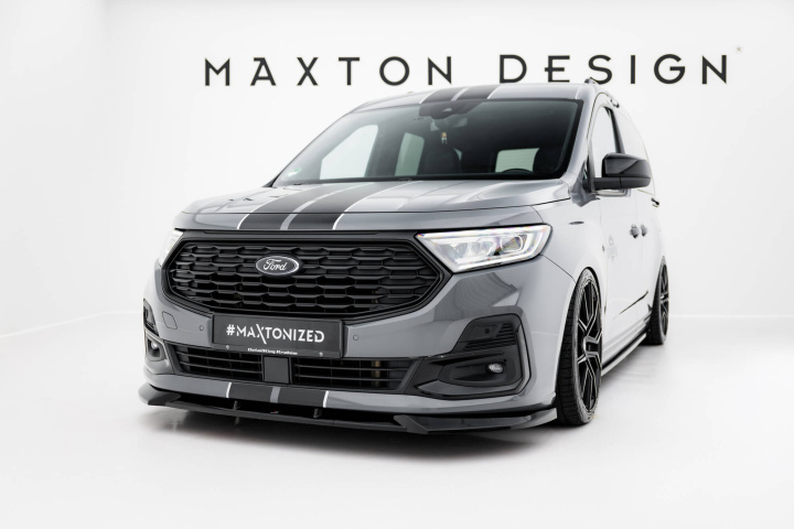 Ford Transit Connect Mk3 2024+ Front Splitter Maxton Design in the group Select car model / Ford / Transit / Styling at DDESIGN Scandinavia AB (FO-TR-CON-3F-FD1G)