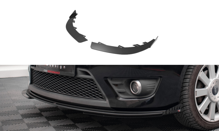 Front Flaps Ford Fiesta St Mk6 Maxton Design in the group Select car model / Ford / Fiesta MK6 01-08 / Styling at DDESIGN Scandinavia AB (FOFI6STCNC-FSF1G)
