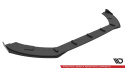 Ford Fiesta ST Mk8 Facelift 2021-2024 Street Pro Front Splitter + Flaps Black-Red + Gloss Flaps Maxton Design