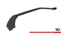 Ford Fiesta ST Mk8 Facelift 2021-2024 Street Pro Front Splitter + Flaps Black-Red + Gloss Flaps Maxton Design