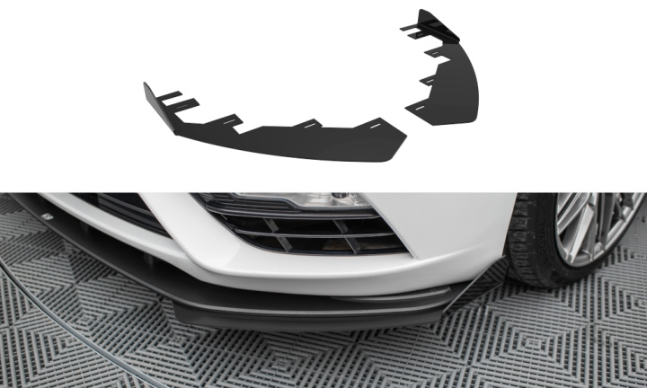 Ford Mondeo Sport Mk5 Facelift / Fusion Sport Mk2 Facelift 2019-2022 Front Flaps Maxton Design in the group Select car model / Ford / Mondeo Mk5 14-22 / Styling at DDESIGN Scandinavia AB (FOMO5FSPORTCNC-FSF1G)