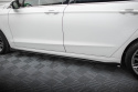 Ford Mondeo Sport Mk5 Facelift / Fusion Sport Mk2 Facelift 2019-2022 Street Pro Side Skirts Diffusers + Flaps Black-Red + Gloss Flaps Maxton Design