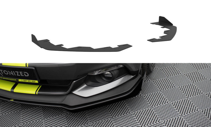 Ford Mustang GT Mk6 2014-2017 Front Flaps Maxton Design in the group Select car model / Ford / Mustang 15-17 / Styling at DDESIGN Scandinavia AB (FOMU6GTCNC-FSF1G)