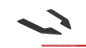 Ford Mustang GT Mk7 2023- Street Pro Rear Side Splitters Black-Red Maxton Design