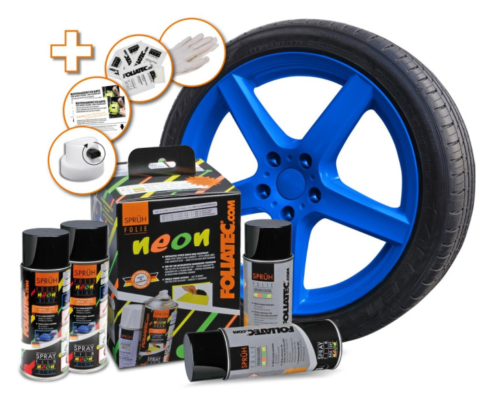Spray Film NEON 4 pc. Set, blue in the group Select car model at DDESIGN Scandinavia AB (FT2023)