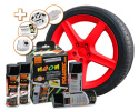 Spray Film NEON 4 pc. Set, red