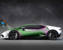 Car Body Spray Film, transparent glossy
