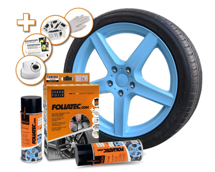 Spray Film Set, light blue glossy in the group Select car model at DDESIGN Scandinavia AB (FT2093)